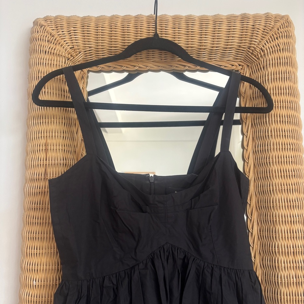 Rachel Comey Black Cotton Poplin Summer Dress